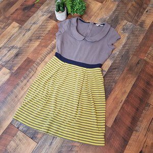 Boden Lila Peter Pan Collar Dress Sz. US 4R/ UK 8R